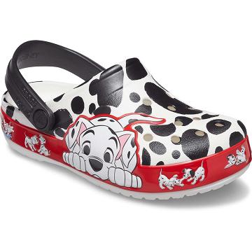 Crocs Fun Lab - Disney 101 Dalmatians Klumpa Fiú Fekete Fehér | HU 1434RVDW